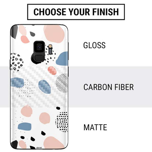 Patterned Dots Galaxy S9 Skin